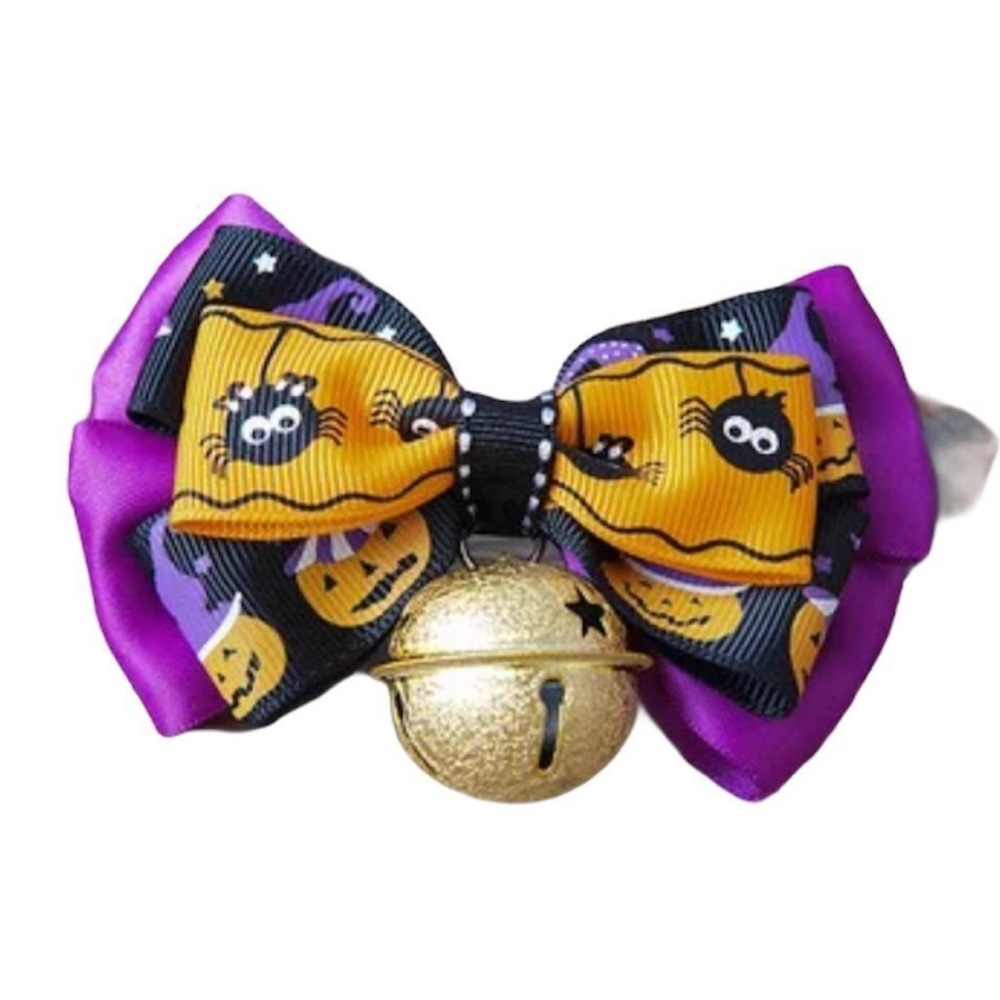 Halloween Bows for Cats and Dogs Costume Collar with Bell 2/$7 Pet Bows